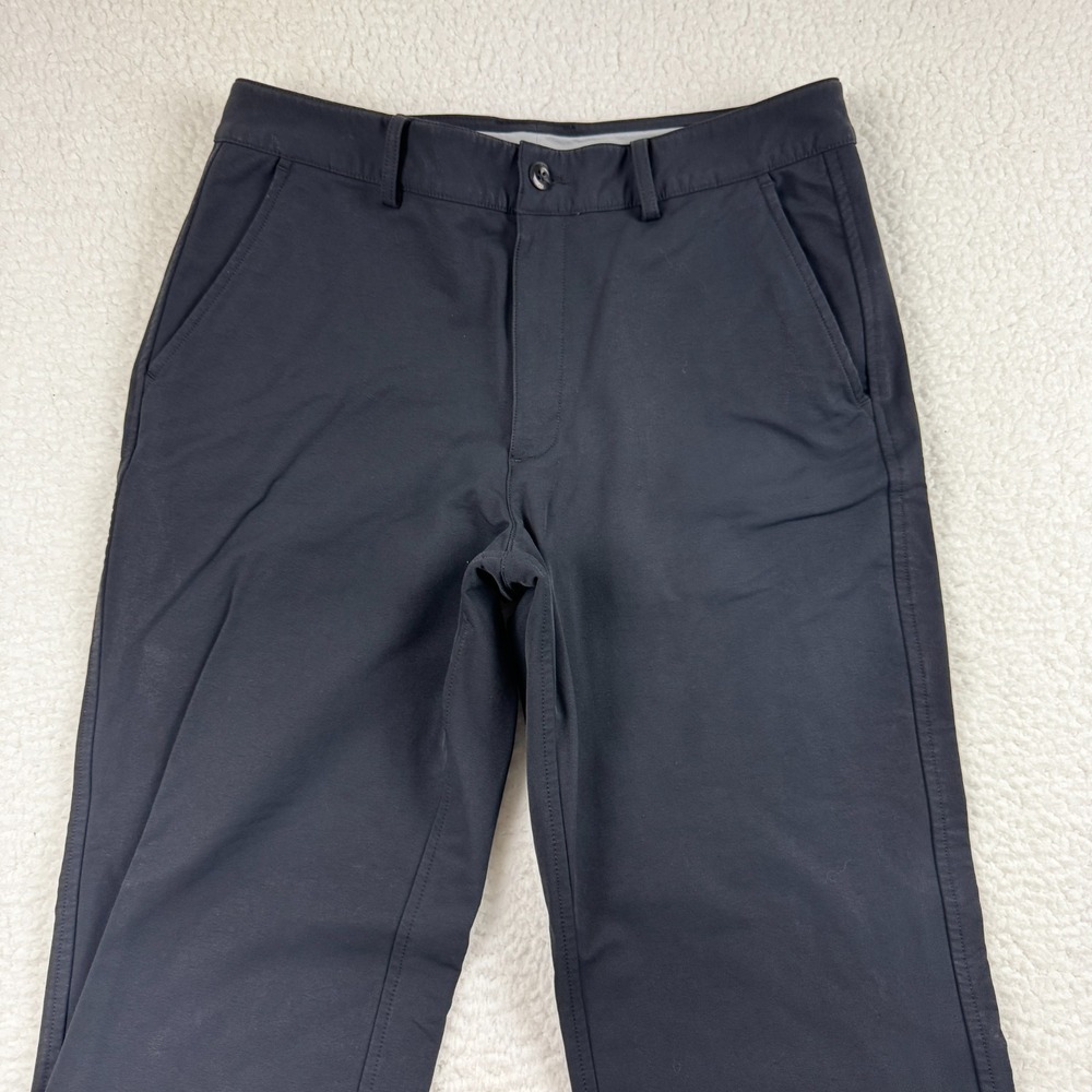 Under Armour Pants Mens 32x32 Black Nylon Stretch Straight Leg Golf Cold Weather - Picture 3 of 14